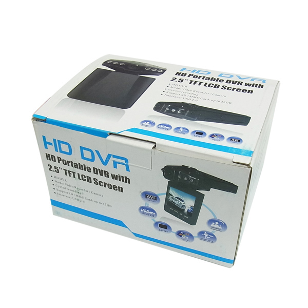 ドライブレコーダー　高画質HD DVR/2.5インチLCD